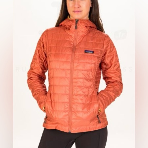 Patagonia Nano Puff Hoody Jacket Women's XL NWT SIENNA CLAY 2024 - Picture 6 of 16